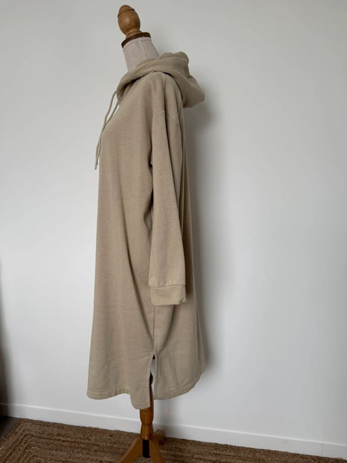 Sweat robe sweat-shirt long manches capuche tunique pull haut t-shirt loose oversize pullover felpa - photo numéro 2