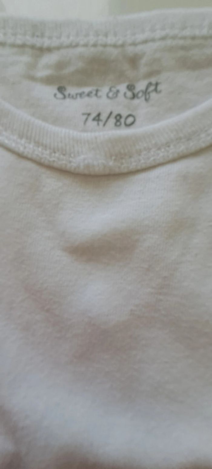 Lot de 5 bodies manches courtes 12 mois - photo numéro 3