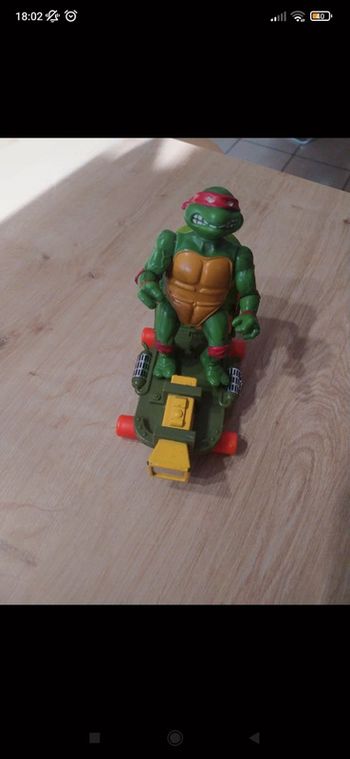 Figurine Raphaël+ véhicule 1988