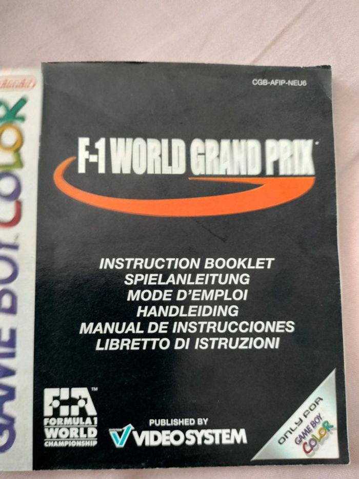 F1 World grand prix game boy color - photo numéro 4