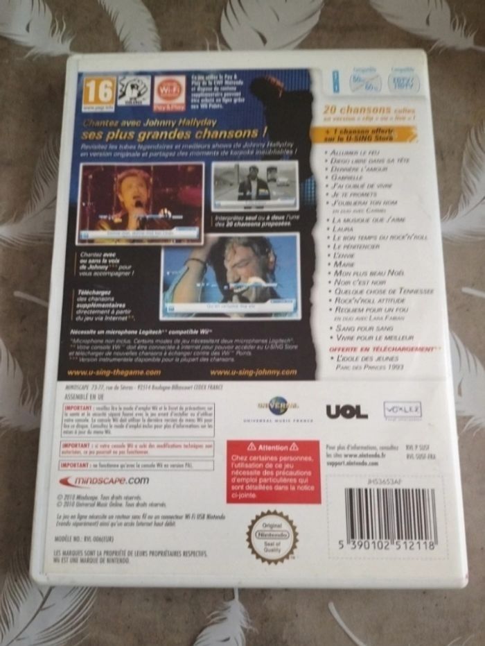 Jeux de Wii U-SING Johnny Hallyday - photo numéro 2