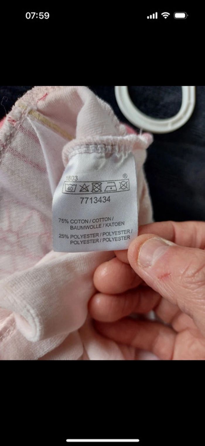 Pyjama Rêve De Princesse taille 1 mois - photo numéro 4