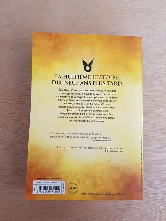 Le Livre Harry Potter et l'enfant maudit - photo numéro 5