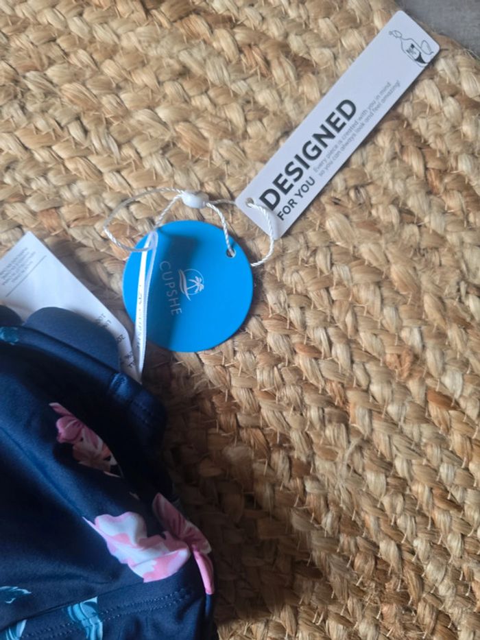 Bikini sublime fleurie style vintage taille xl neuf - photo numéro 5