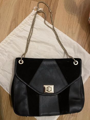 Sac Clark Sézane noir bi mat