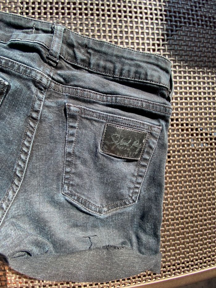 Short en jean noir School Rag w26 - photo numéro 4