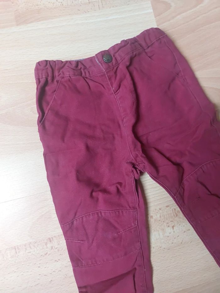 Pantalon bordeaux - photo numéro 2