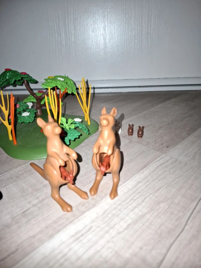Playmobil panda et kangourou avec leurs petits - photo numéro 3