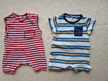 2 barboteuses d’été 6m