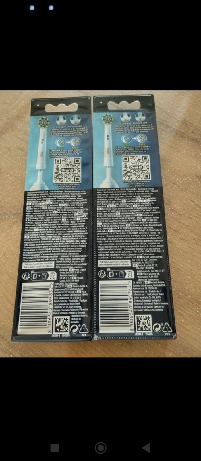 6 brossettes Oral B neuves - photo numéro 2