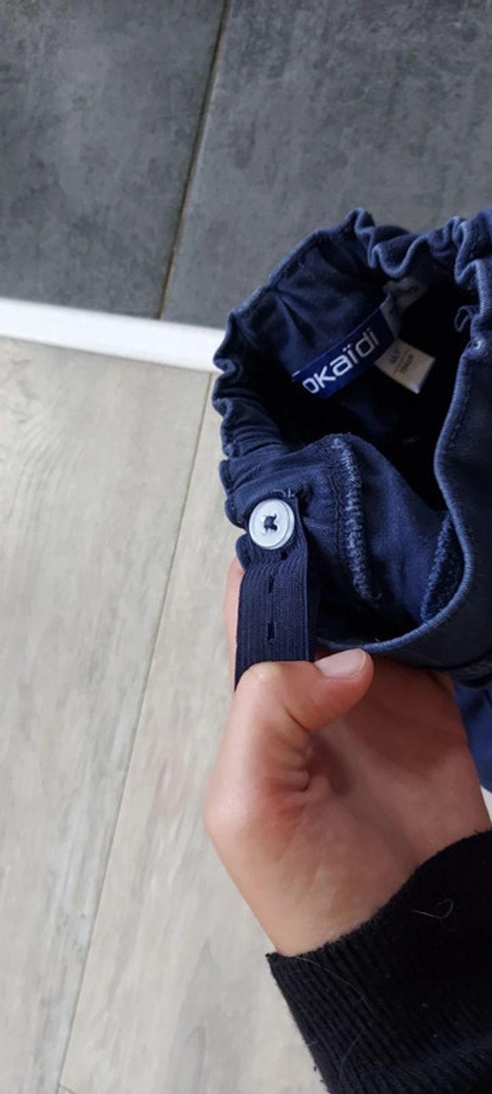 Pantalon tregging, bleu foncé, Okaïdi, 4 ans - photo numéro 5