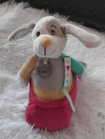 Peluche  chien diablotin musical - Baby Nat