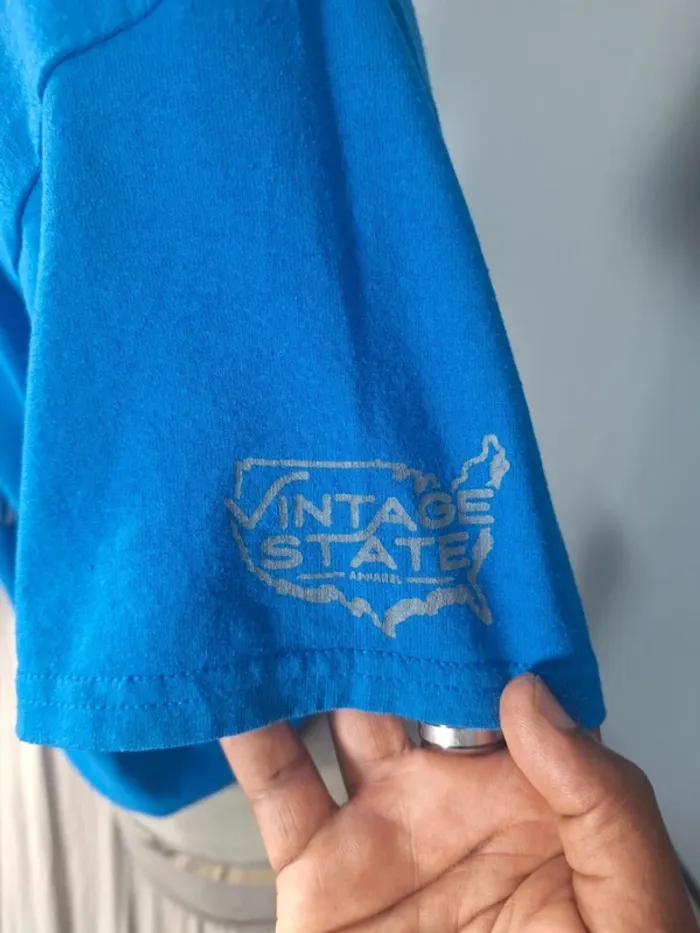 T-shirt Gildan Chandler Wolves 3-Peat 2018 – Bleu – Taille M (555) - photo numéro 9