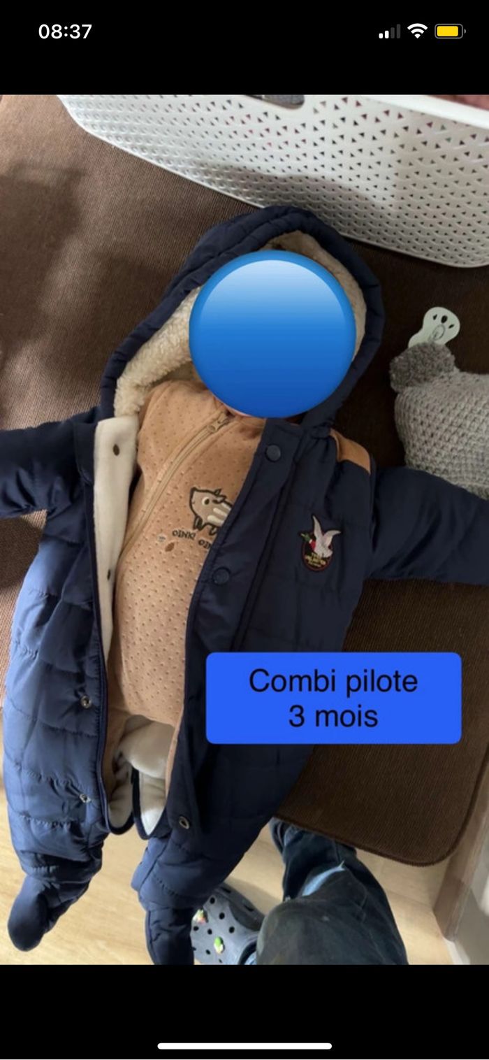 Combinaison pilote Chevignon – Taille 3 mois - photo numéro 2