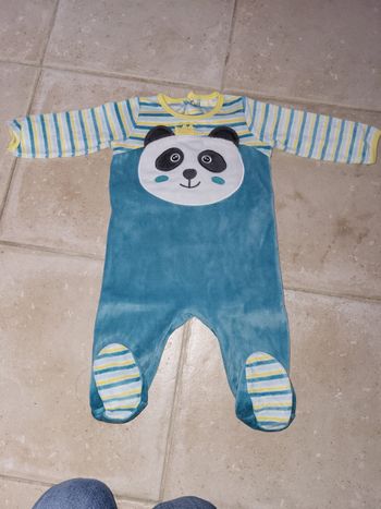 Pyjama panda 6 mois Sergent Major