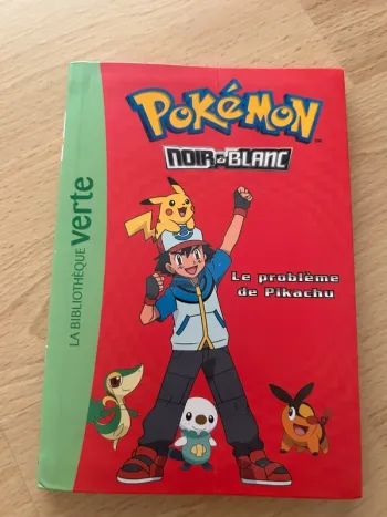 Livre Pokémon noir et blanc La bibliothèque verte