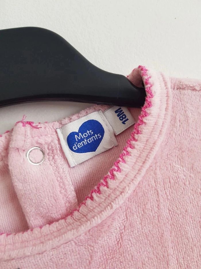 Pyjama en velours taille 18 mois - photo numéro 4