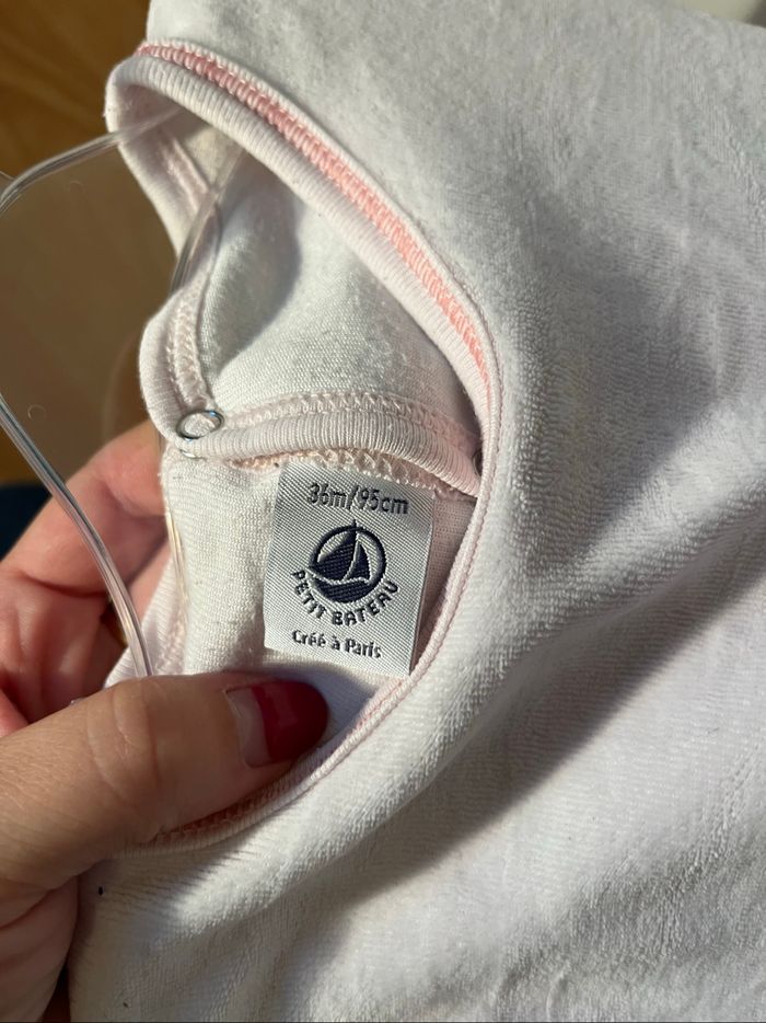 Pyjama Petot Bateau rose couronne fleurs - photo numéro 5