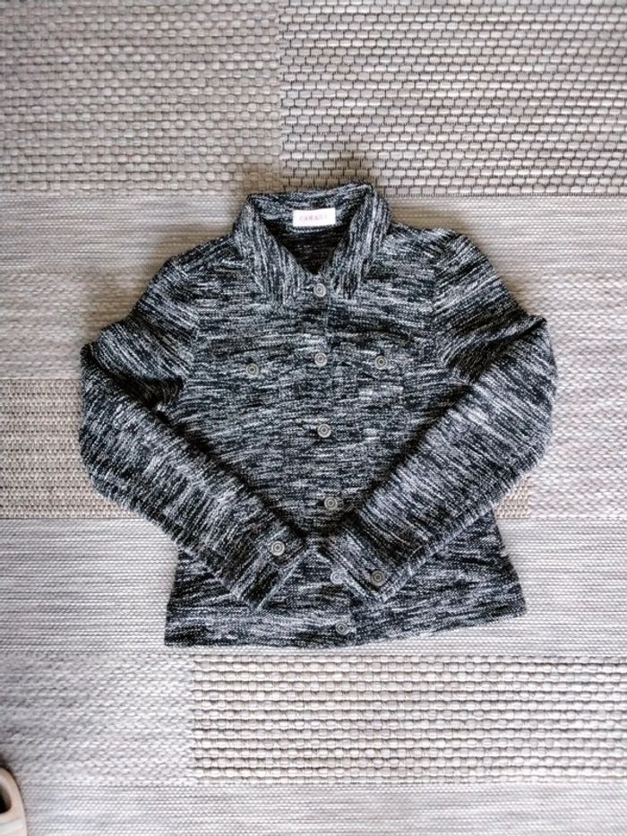 Petite veste camaïeu façon maille - photo numéro 2