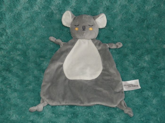Doudou plat koala gris blanc Du pareil au même DPAM 🐨parfait état