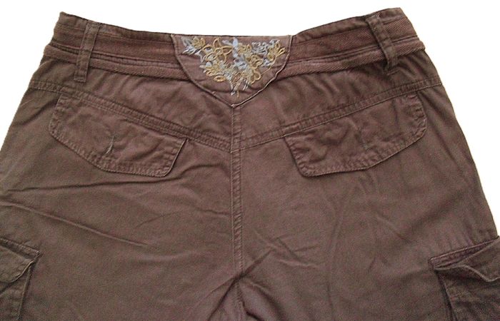 Pantalon brode marron. Nothing Else. Taille 36 - photo numéro 4