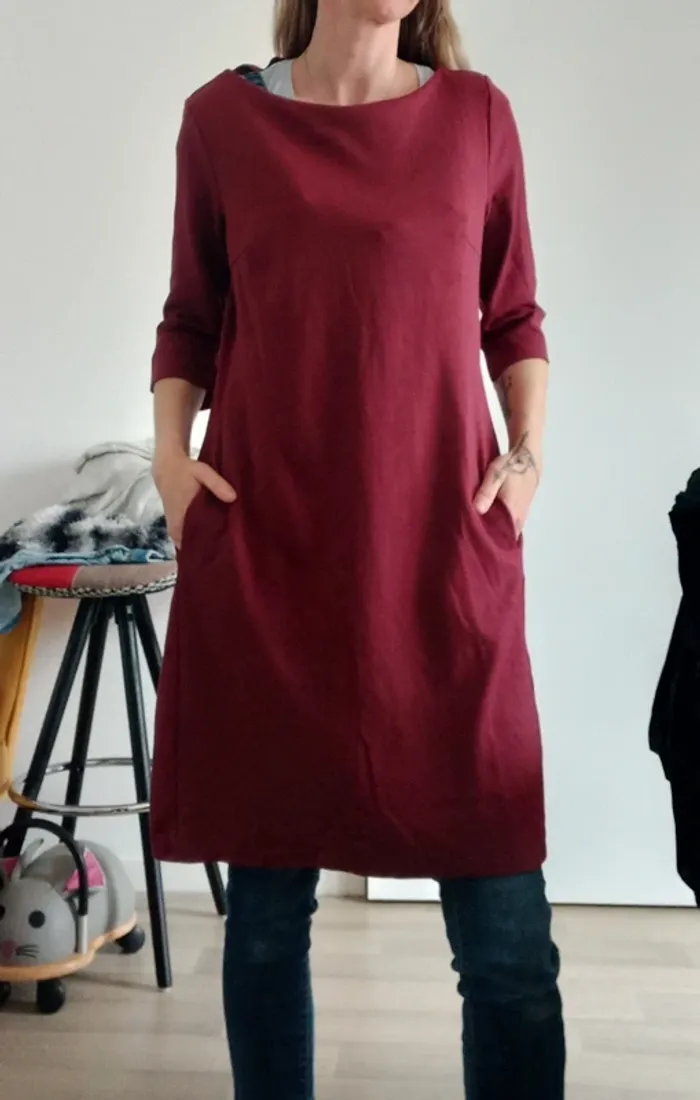 Robe bordeaux L - photo numéro 15