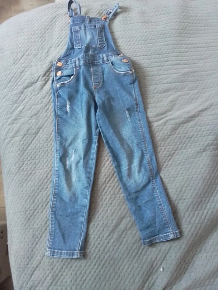 Salopette bleu foncé