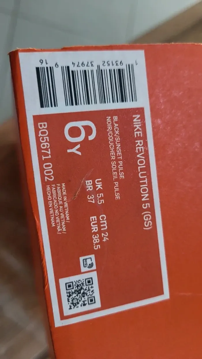 Nike révolution 5 taille 38.5 - photo numéro 8