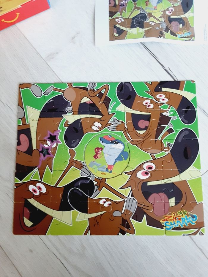 Jeu jouet enfant Puzzle 25 pièces Happy Meal Mac Donald’s Zig & Sharko numéro 2 Neuf - photo numéro 4
