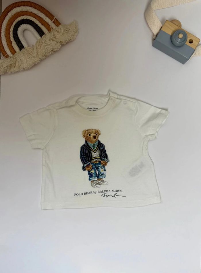 T-shirt Ralph Lauren Bear 3 mois,62 cm parfait état