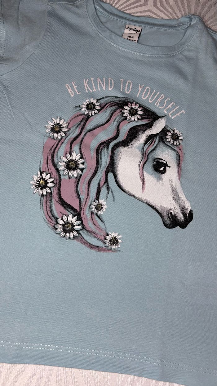 Tee-shirt manches courtes fille 4 ans - photo numéro 3