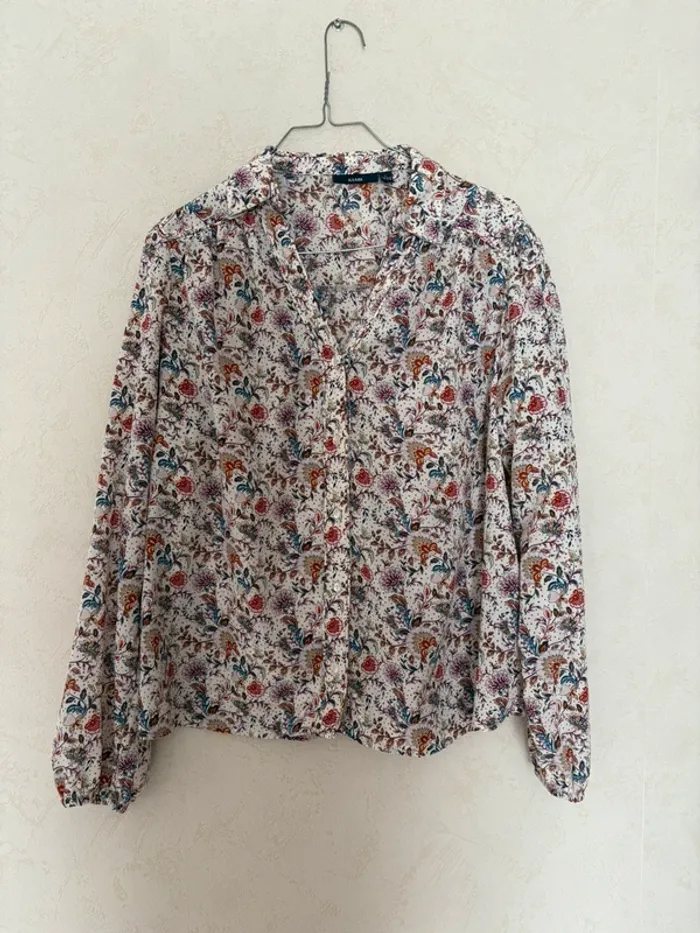 Chemise fleurie fluide