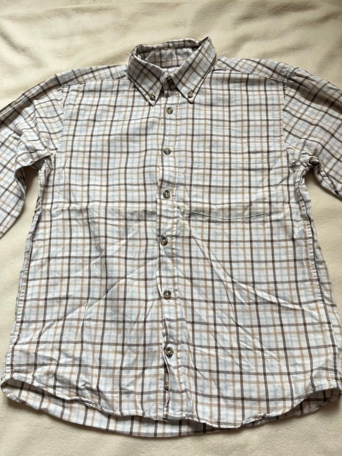 Chemise carreaux 10 ans