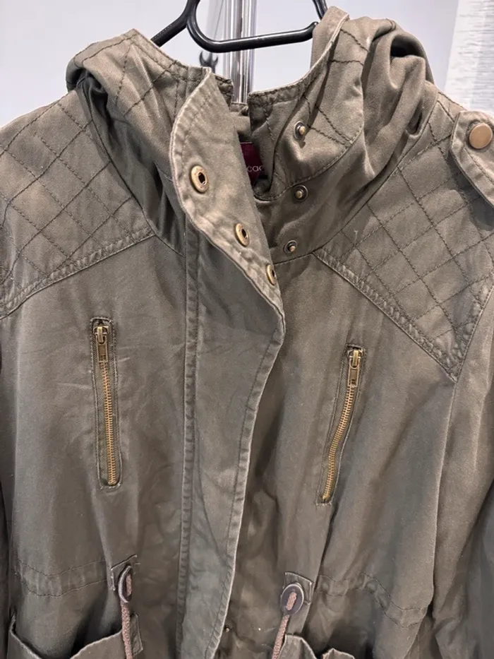 Manteau kaki cache cache - photo numéro 3