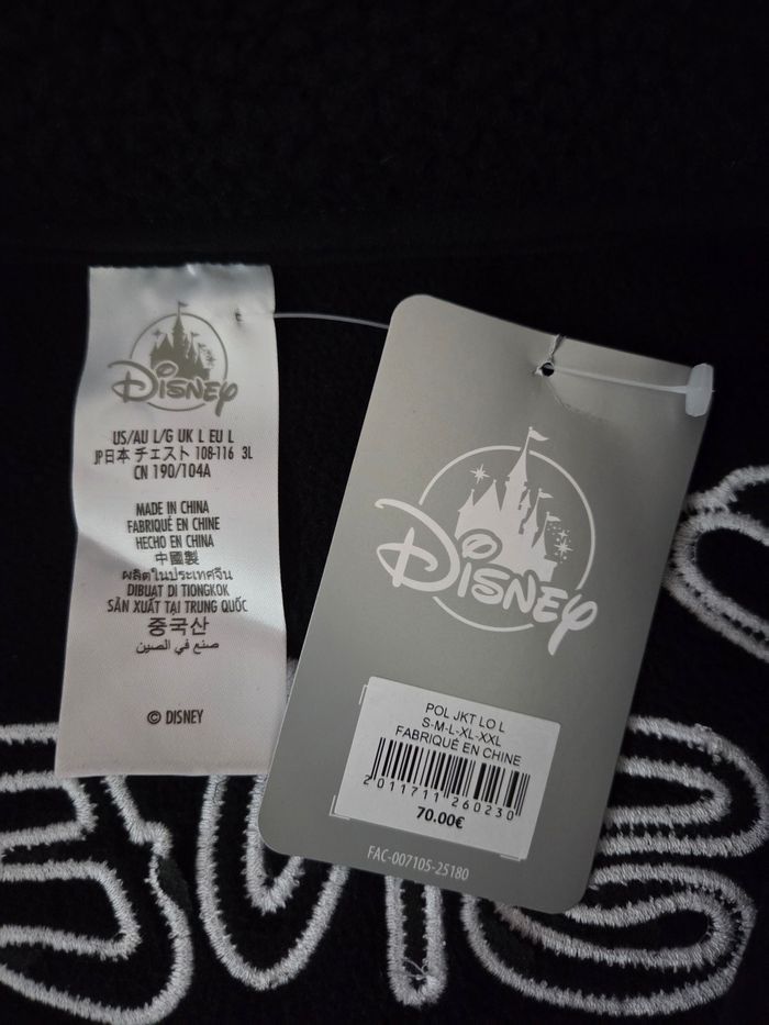 Veste sherpa Polaire logo ©️ Disneyland Paris✨️ taille M + 1 goodies Disney offert - photo numéro 2