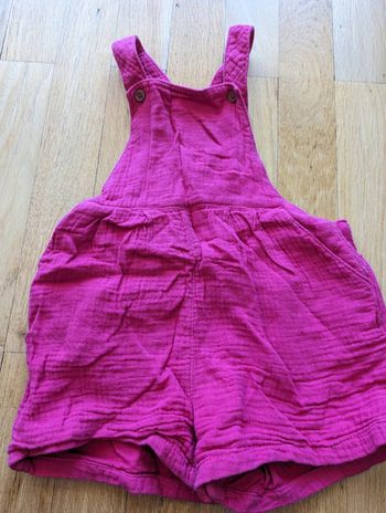 Salopette rose 24 mois Okaïdi