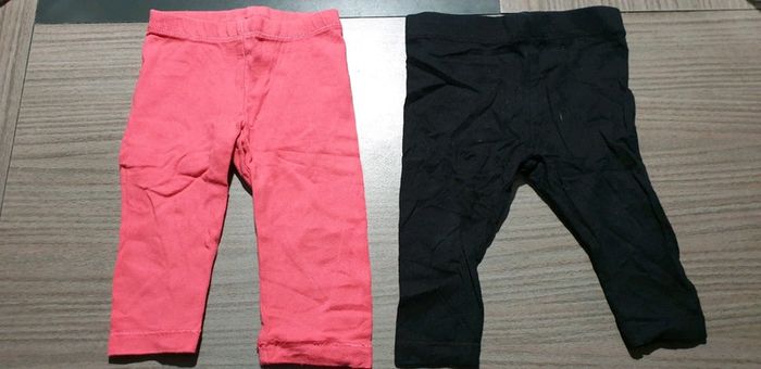 2 leggings 6 mois