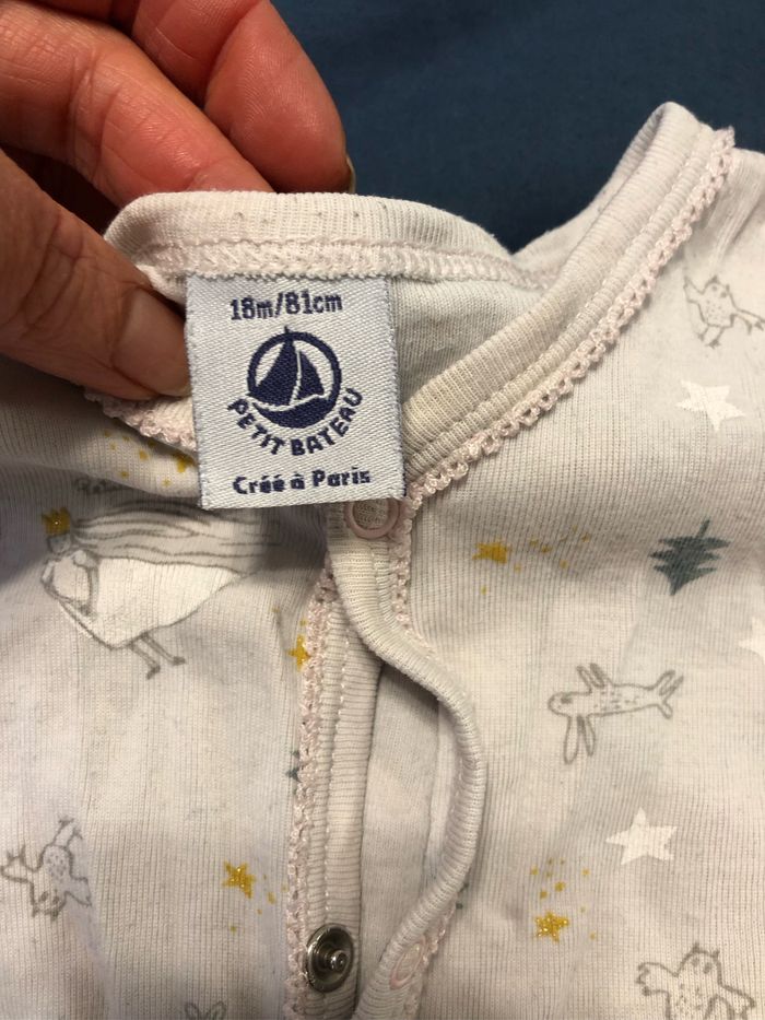 Pyjama rose pale petit bateau 18 mois - photo numéro 3