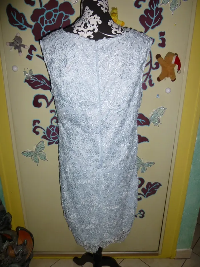 magnifique robe droite crocheté et boublé M&S mode taille 42 ou 40 neuf - photo numéro 5