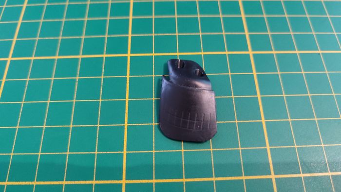 Bavette en caoutchouc gauche 96-2 numéro 96 n°96 pièce détachée Citroën 2CV 2 CV Charleston 1/8 1:8 - photo numéro 2