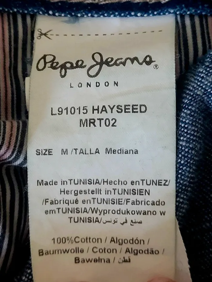 Jupe jeans Pepe jeans M bleu - photo numéro 8