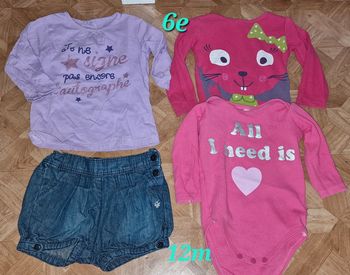 Lot de vêtement 12mois