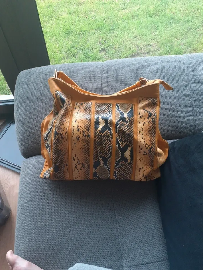 Grand sac jaune