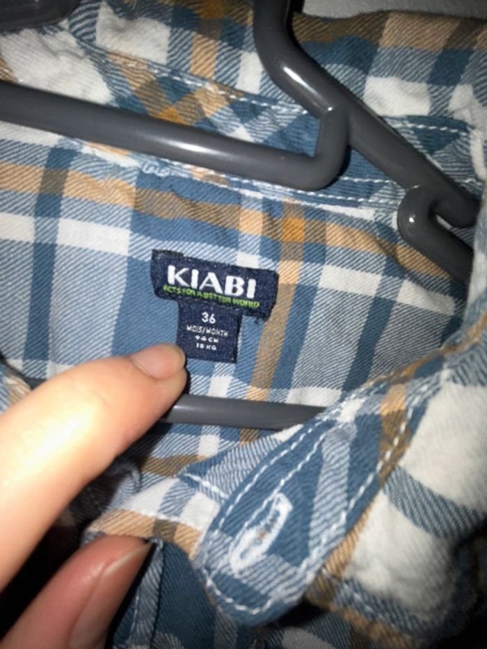Chemise à carreaux Kiabi - photo numéro 5