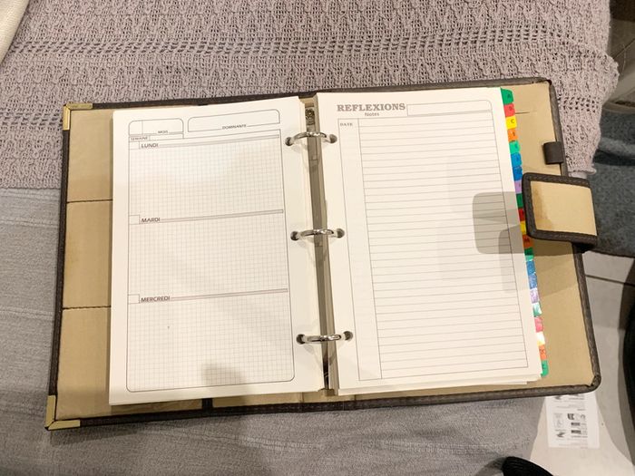 Agenda avec porte cartes - photo numéro 3