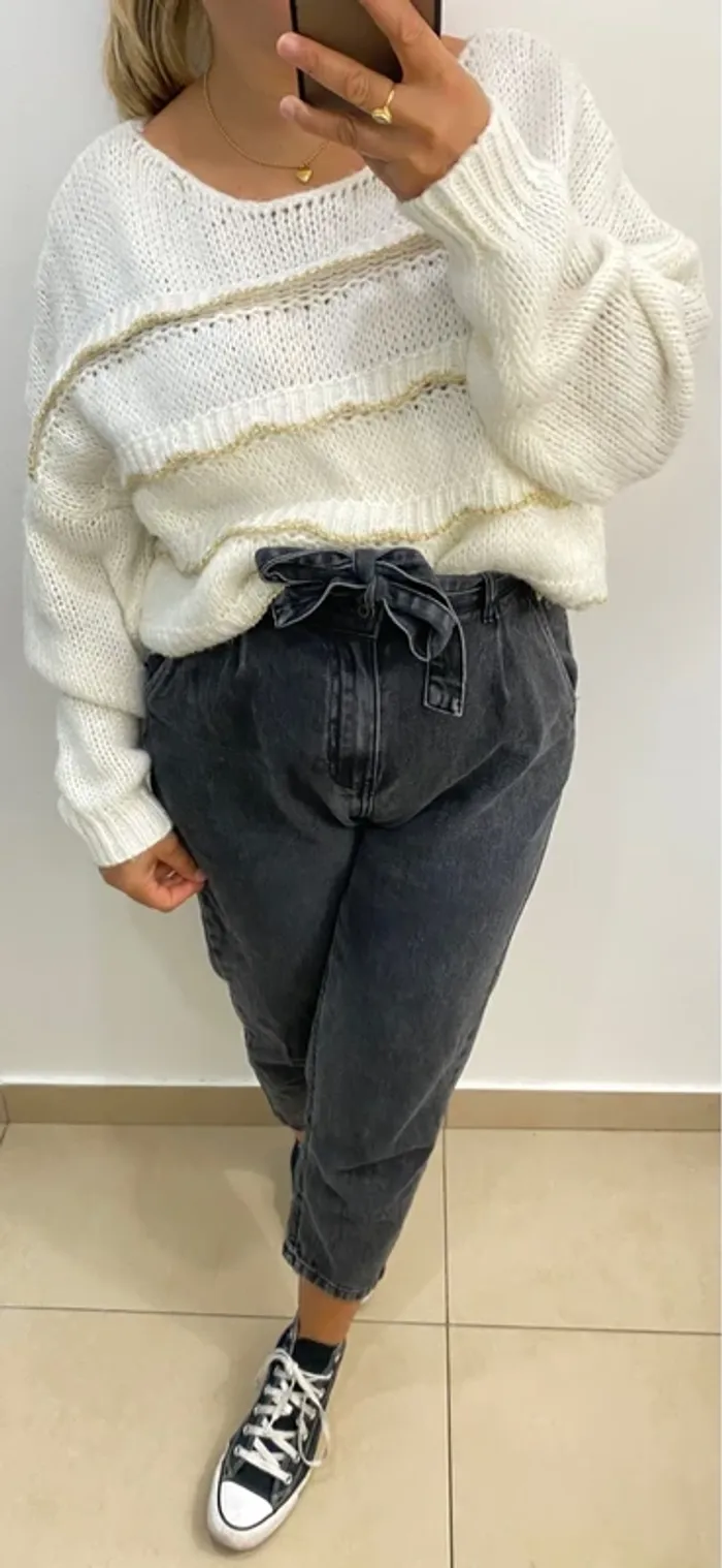 Pull Large Taille Unique Peace N’Love - photo numéro 2