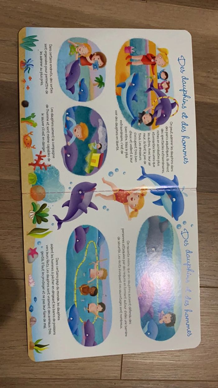 Livre La vie des dauphins Fleurus - photo numéro 2