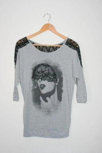 Tee-shirt long manches 3/4 Jennyfer taille S