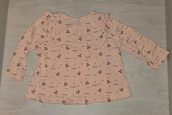 Tee shirt cerises Kiabi - photo numéro 3