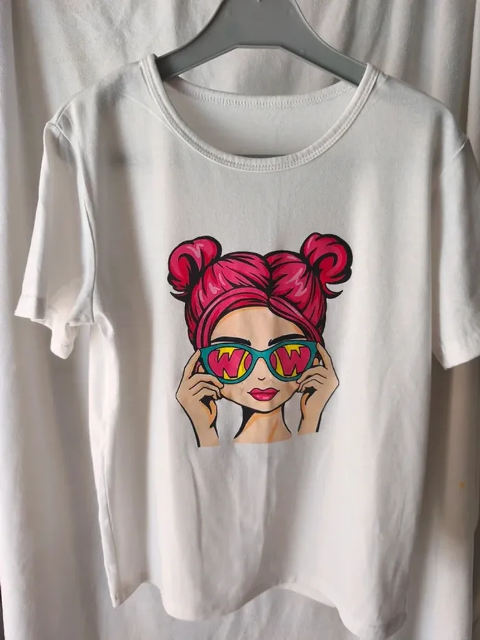 T-shirt blanc 12 ans
